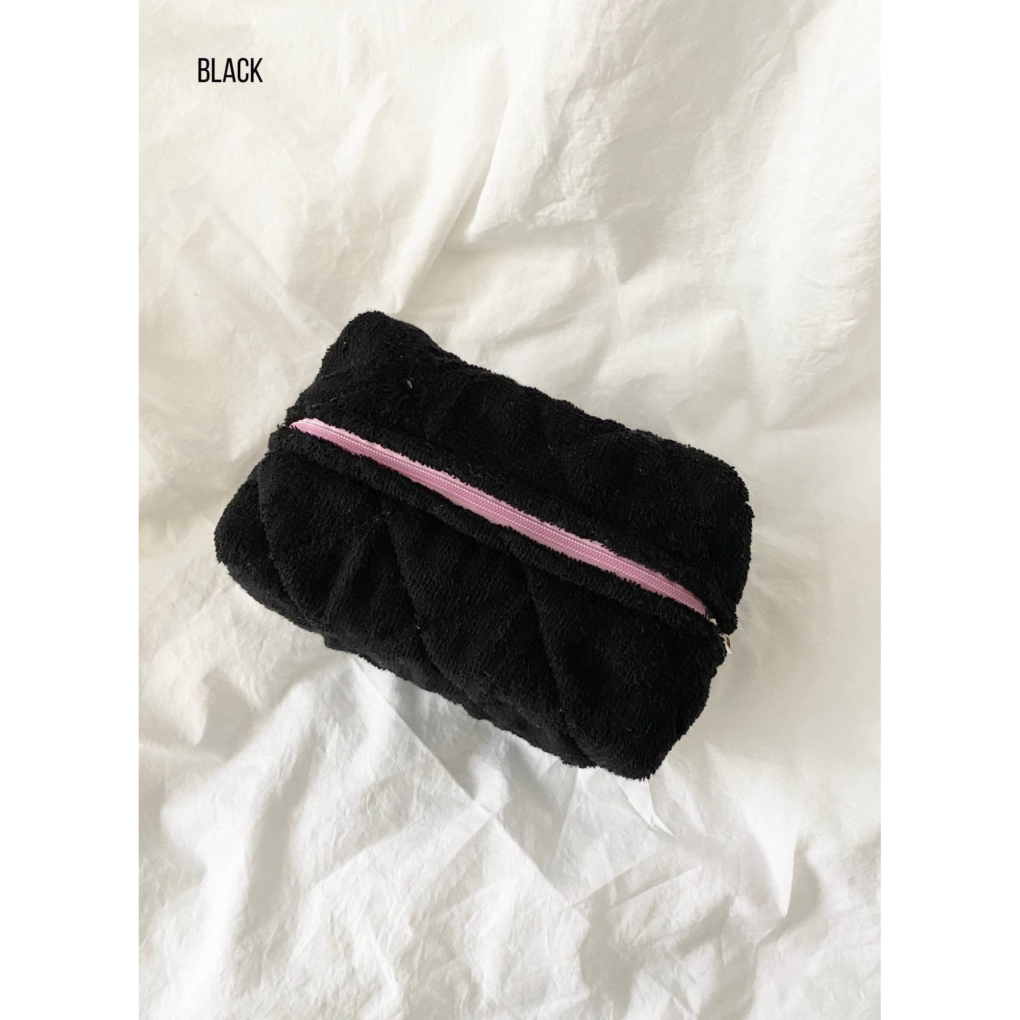 Make Up Bag - TERRY: ONE SIZE / WHITE