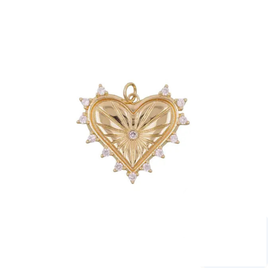 Charm: Jagged Heart (14k Gold-Filled)