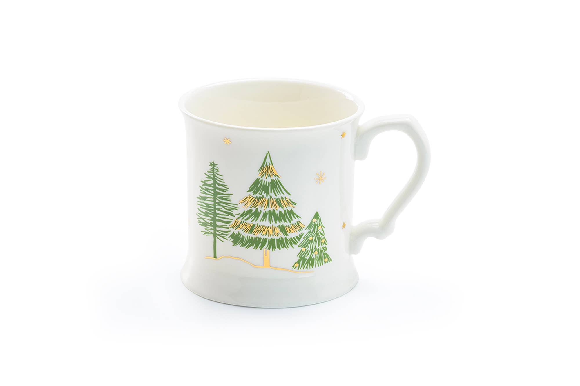 Christmas Pine Trees (12 oz) Fine Porcelain Mug