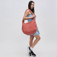 Load image into Gallery viewer, Tote: Revive - Quilted Puffer Nylon Hobo
