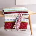 Load image into Gallery viewer, Holiday Throw: Merry & Bright Comet & Cupid Quilted
