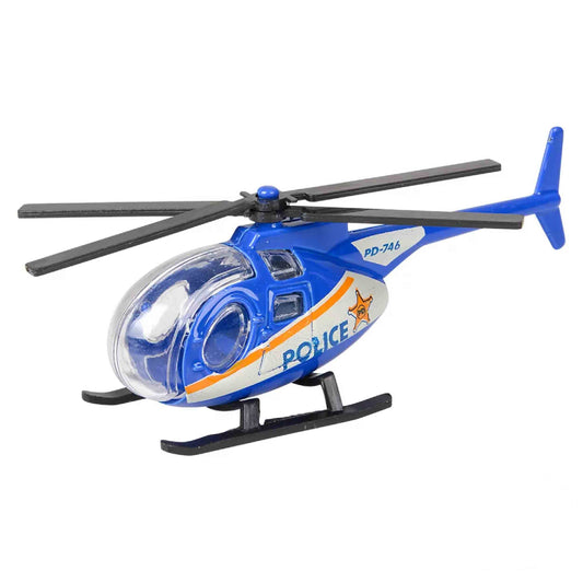 Helicopter: DieCast Pull Back Toy for Kids
