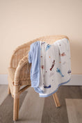 Load image into Gallery viewer, Vintage Airplane Blanket (Bamboo)
