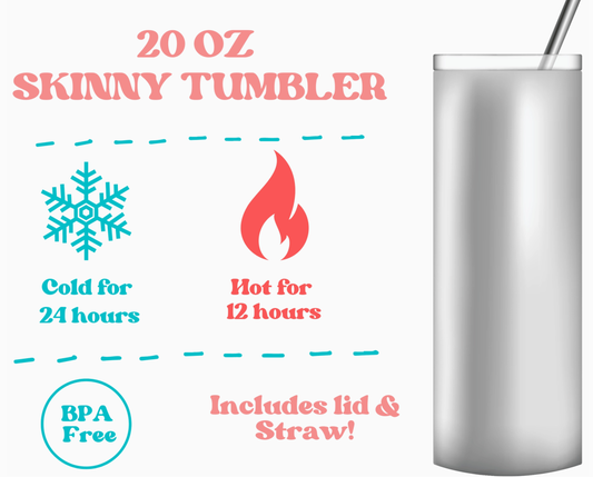 Tumbler: Christmas Bows