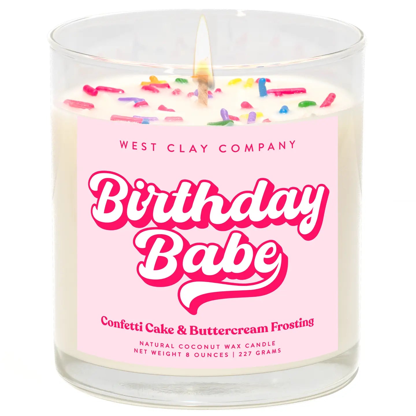 Candle: Birthday Babe Sprinkle Candle 🎂