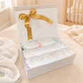Load image into Gallery viewer, Swaddle Muslin Blankets: UNDER THE SEA, Set of 3, Girl Newborn Gift
