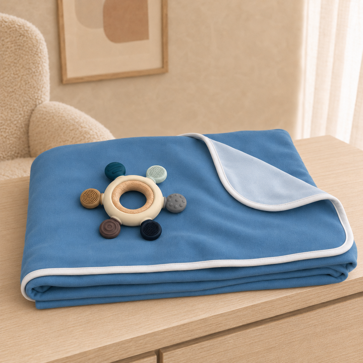 TWIN NEWBORN/TODDLER BUNDLE: Ice Cream Social + Up, Up & Away (100% PIMA Cotton Set)