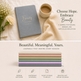 Load image into Gallery viewer, Journal: HeyPeacock Journal, PREMIUM Soft Leather - BEAUTY FOR ASHES
