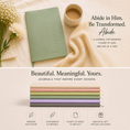 Load image into Gallery viewer, Journal: HeyPeacock Journal, PREMIUM Soft Leather - ABIDING
