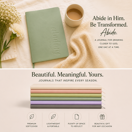 Journal: HeyPeacock Journal, PREMIUM Soft Leather - ABIDING