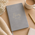 Load image into Gallery viewer, Journal: HeyPeacock Journal, PREMIUM Soft Leather - BEAUTY FOR ASHES
