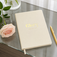 Load image into Gallery viewer, Journal: HeyPeacock Journal, PREMIUM Soft Leather - GLORY
