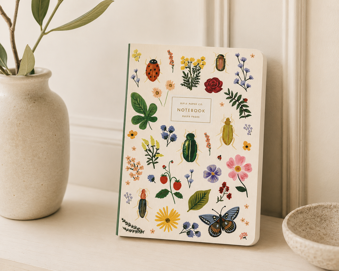 Journal Bundle: Garden Party Set | PU Leather Cover with Rifle Paper Co.® Notebook & Pen