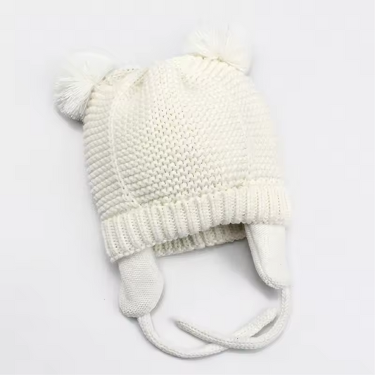 Hat: Knitted Pom-Pom (Several Color Options for Newborn/Infant/Toddler)