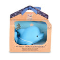 Load image into Gallery viewer, Natural Organic Teether, Rattle & Bath Toy: Dolphin
