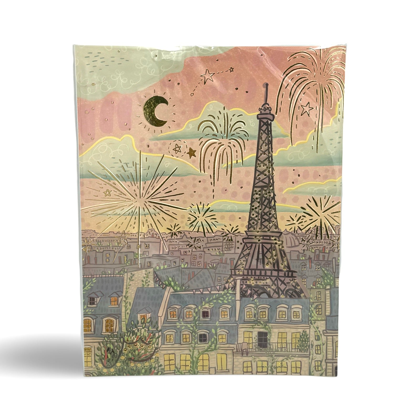 Paris Illustration Eiffel Tower: 11x14 Poster