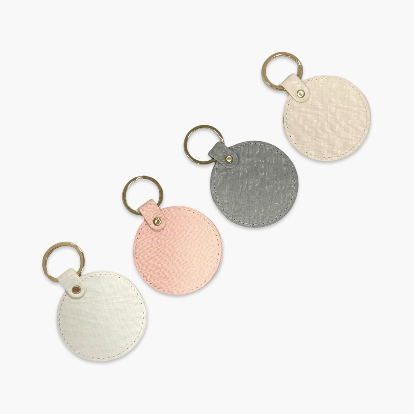 Keychains: Leather Round (Personalize It!)