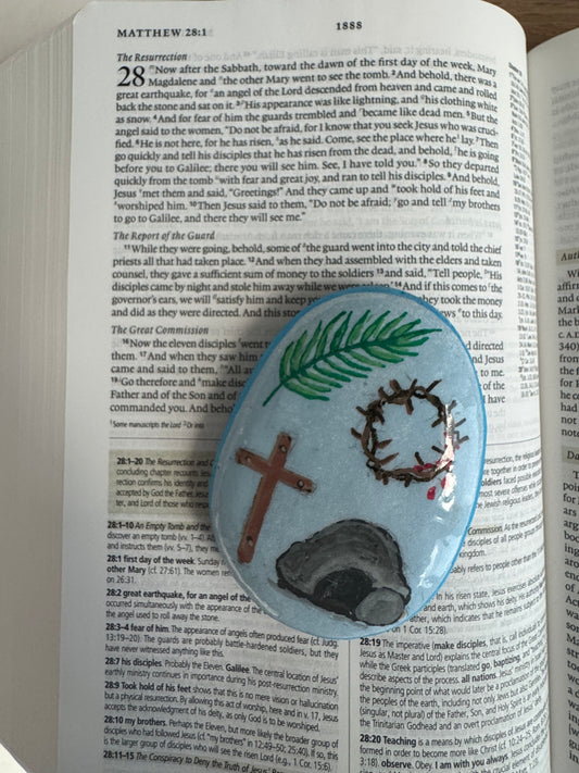 Scatter Kindness Rock: The Empty Tomb (Easter)