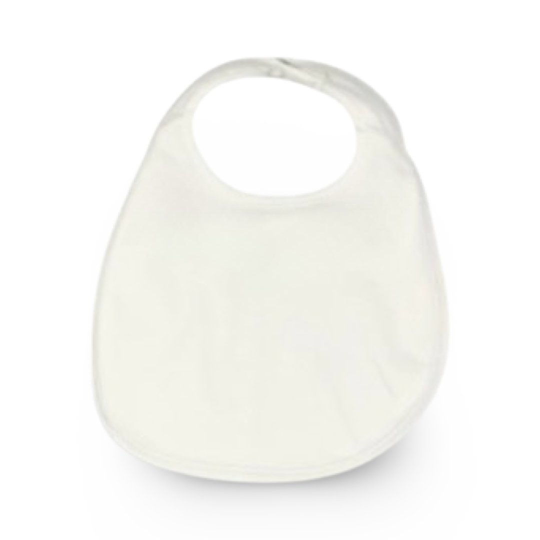 100% PIMA Cotton White Bib