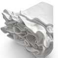 Load image into Gallery viewer, 100% PIMA Cotton Ruffle Blanket: White
