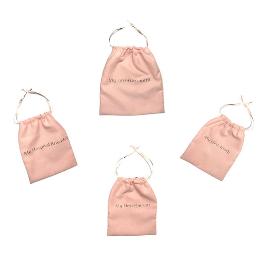 HeyPeacock Keepsake Pouches: Pink