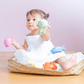 Load image into Gallery viewer, Natural Organic Teether, Rattle & Bath Toy: Helicopter
