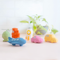 Load image into Gallery viewer, Organic Natural Teether, Rattle & Bath Toy: Bus
