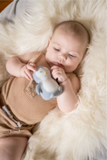 Load image into Gallery viewer, Organic Natural Teether, Rattle & Bath Toy: Arctic Penguin
