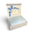 Load image into Gallery viewer, Swaddle Muslin Blanket: Solid Blue, Boy Newborn Gift
