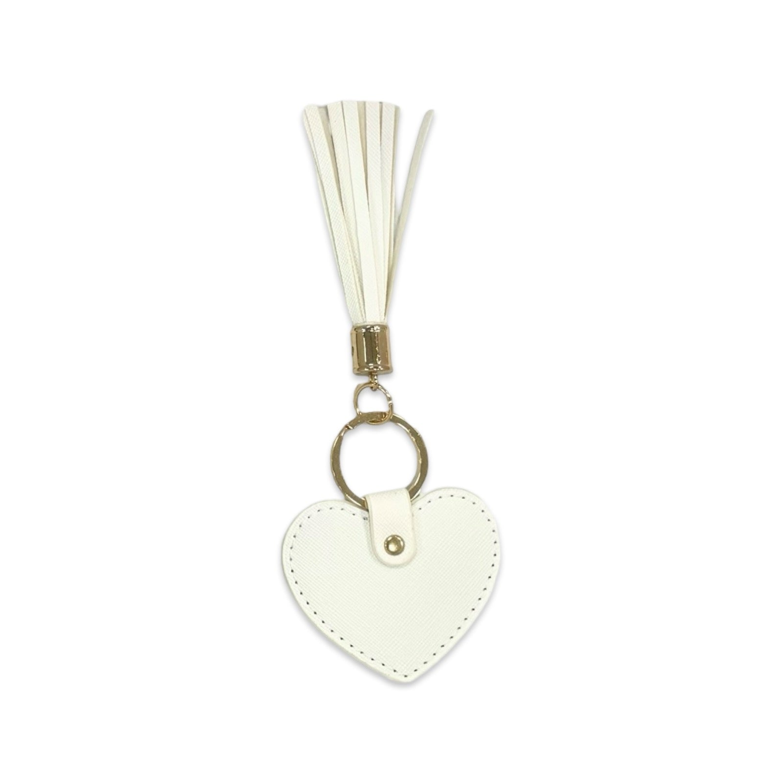 Keychains: Leather Heart (Personalize It!)