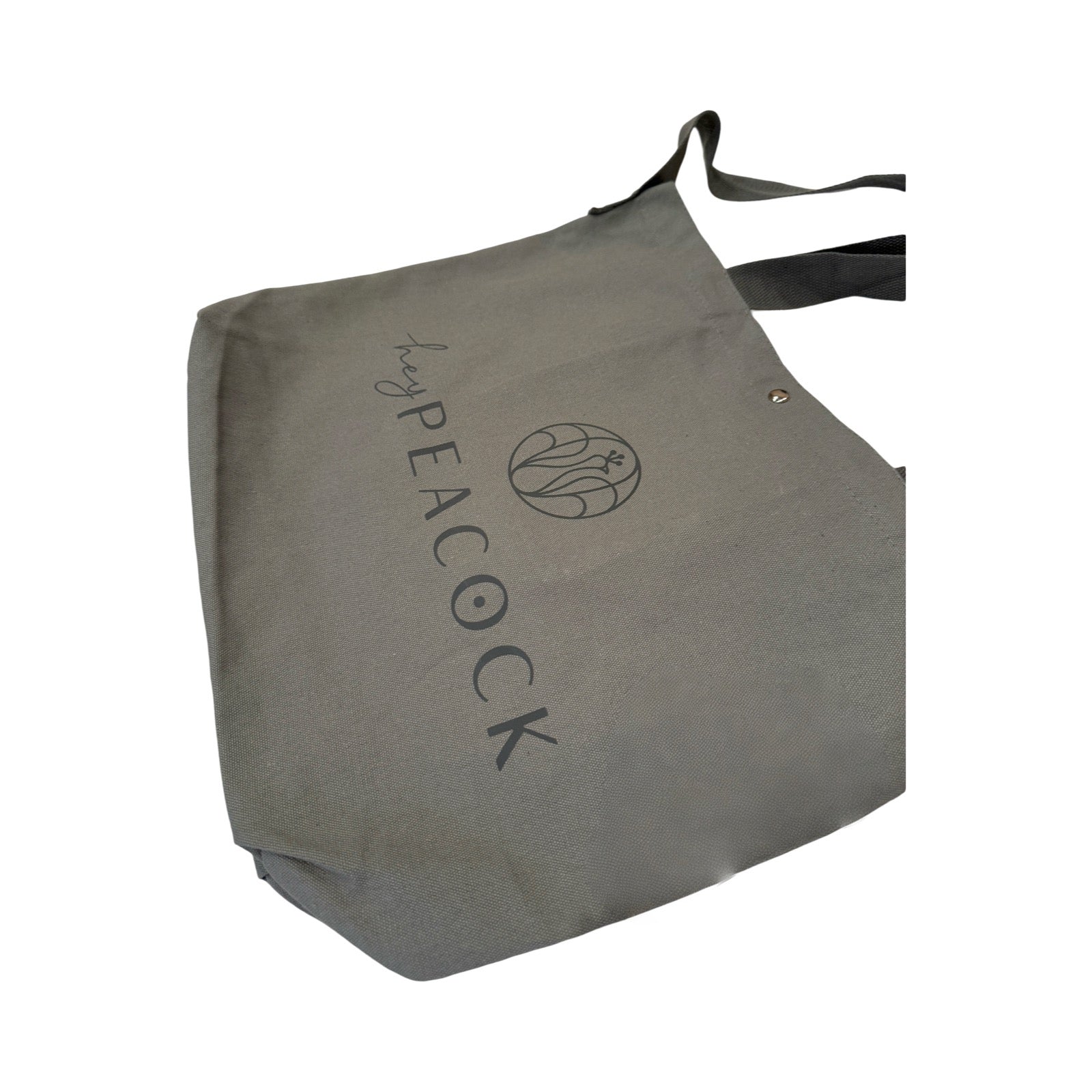 Tote Canvas Bag: HeyPeacock (Move Mountains)