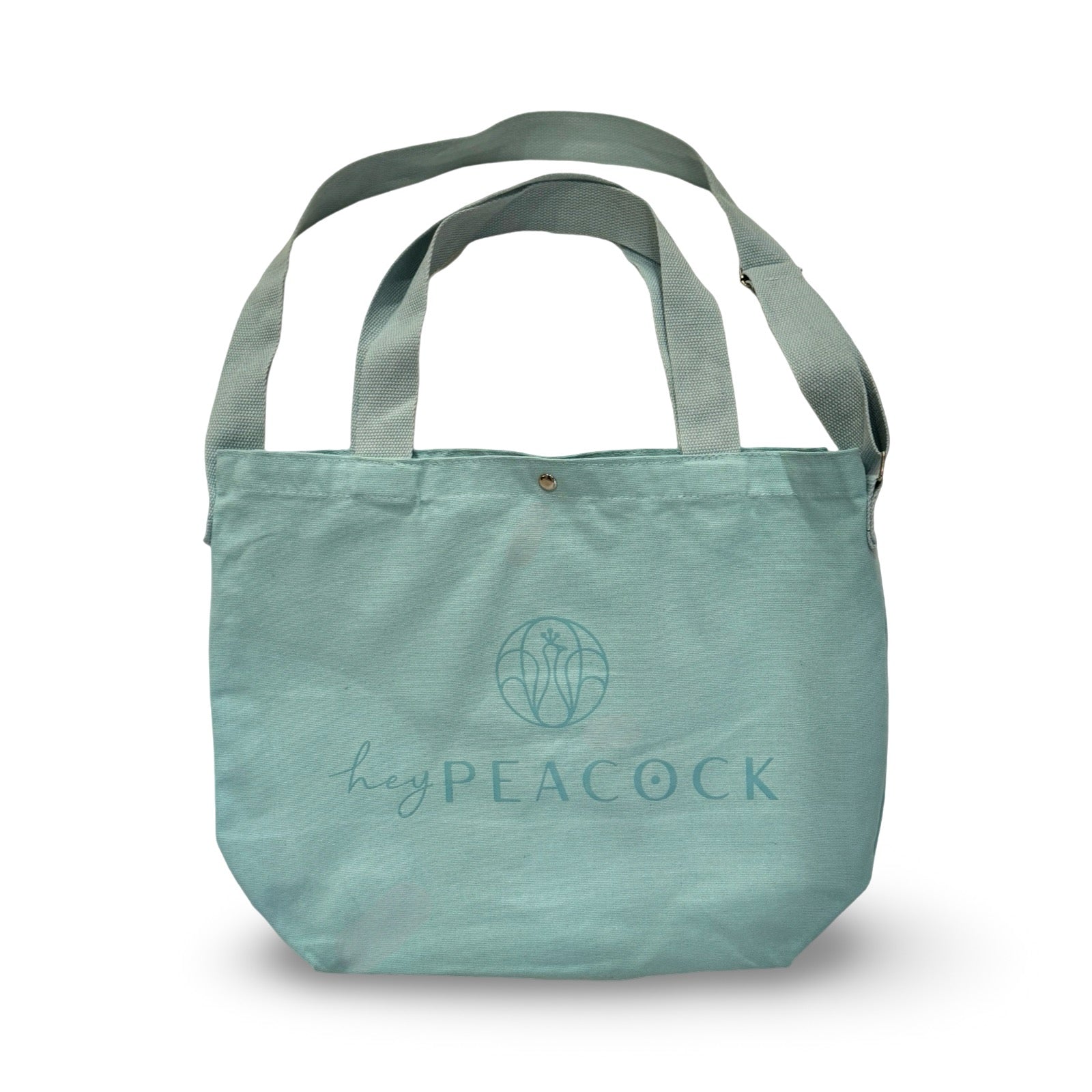 Tote Canvas Bag: HeyPeacock (Move Mountains)