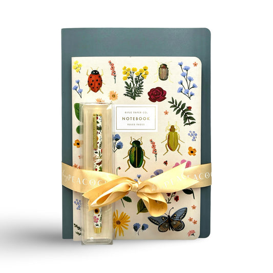 Journal Bundle: Garden Party w/Replaceable Gel Ink Pen