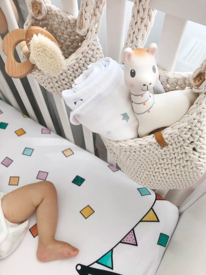 Organic Natural Teether, Rattle & Bath Toy: Lilith the Llama