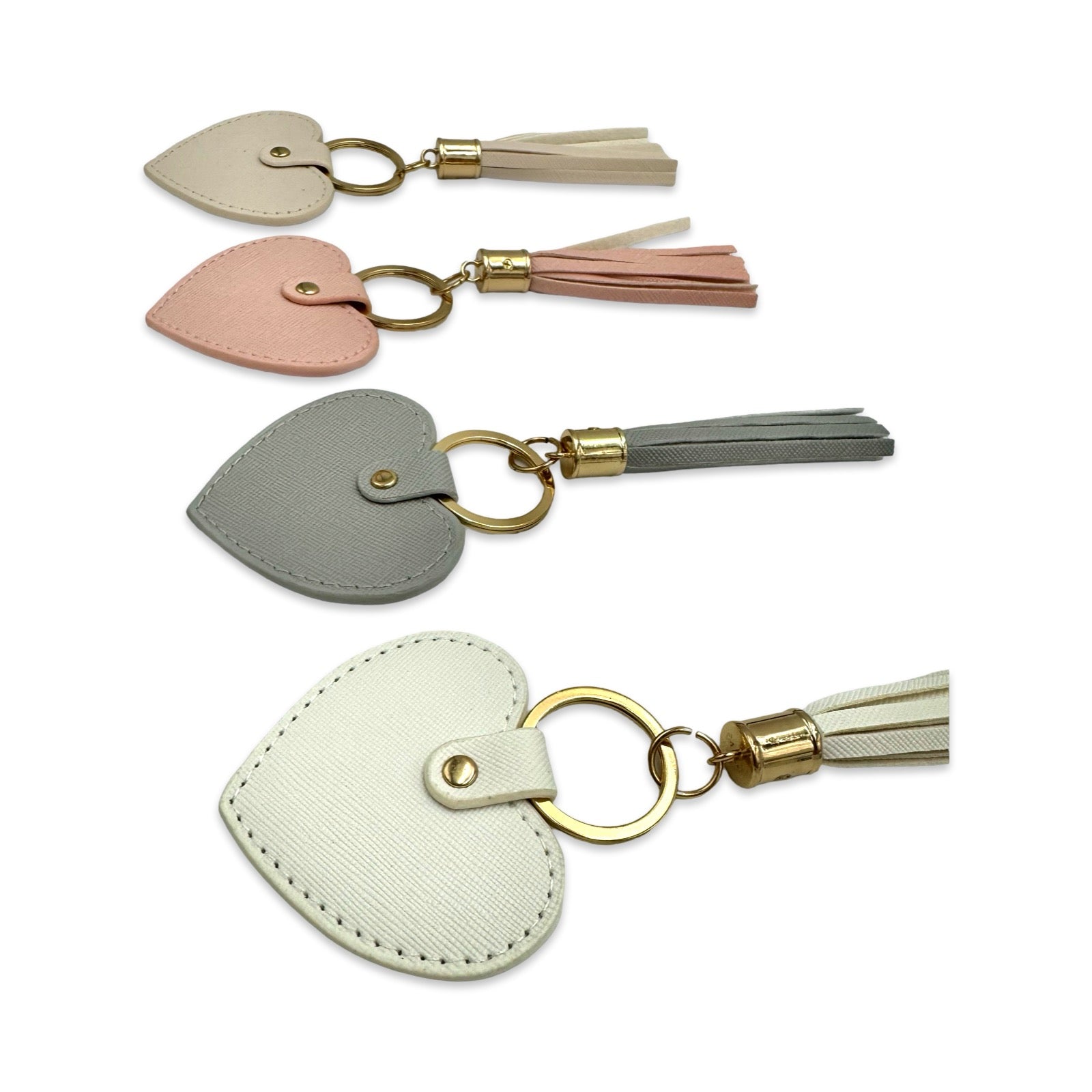 Keychains: Leather Heart (Personalize It!)