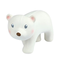 Load image into Gallery viewer, Natural Organic Teether, Rattle & Bath Toy: Arctic Polar Bear
