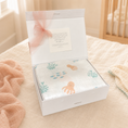 Load image into Gallery viewer, Swaddle Muslin Blanket: Under the Sea, Girl Newborn Gift
