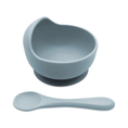 Load image into Gallery viewer, Bowl & Spoon Set, Baby/Toddler, HeyPEACOCK, Food-Grade Silicone
