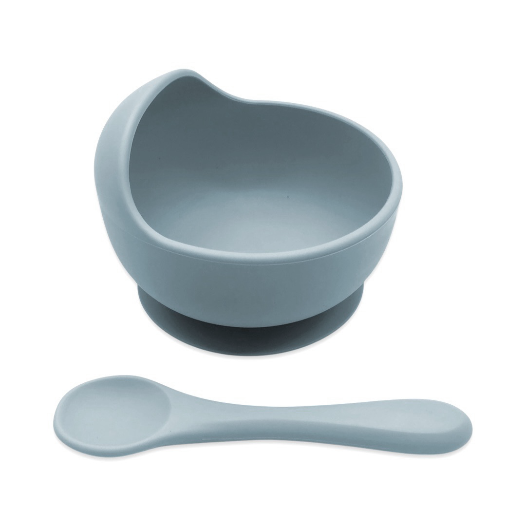 Bowl & Spoon Set, Baby/Toddler, HeyPEACOCK, Food-Grade Silicone