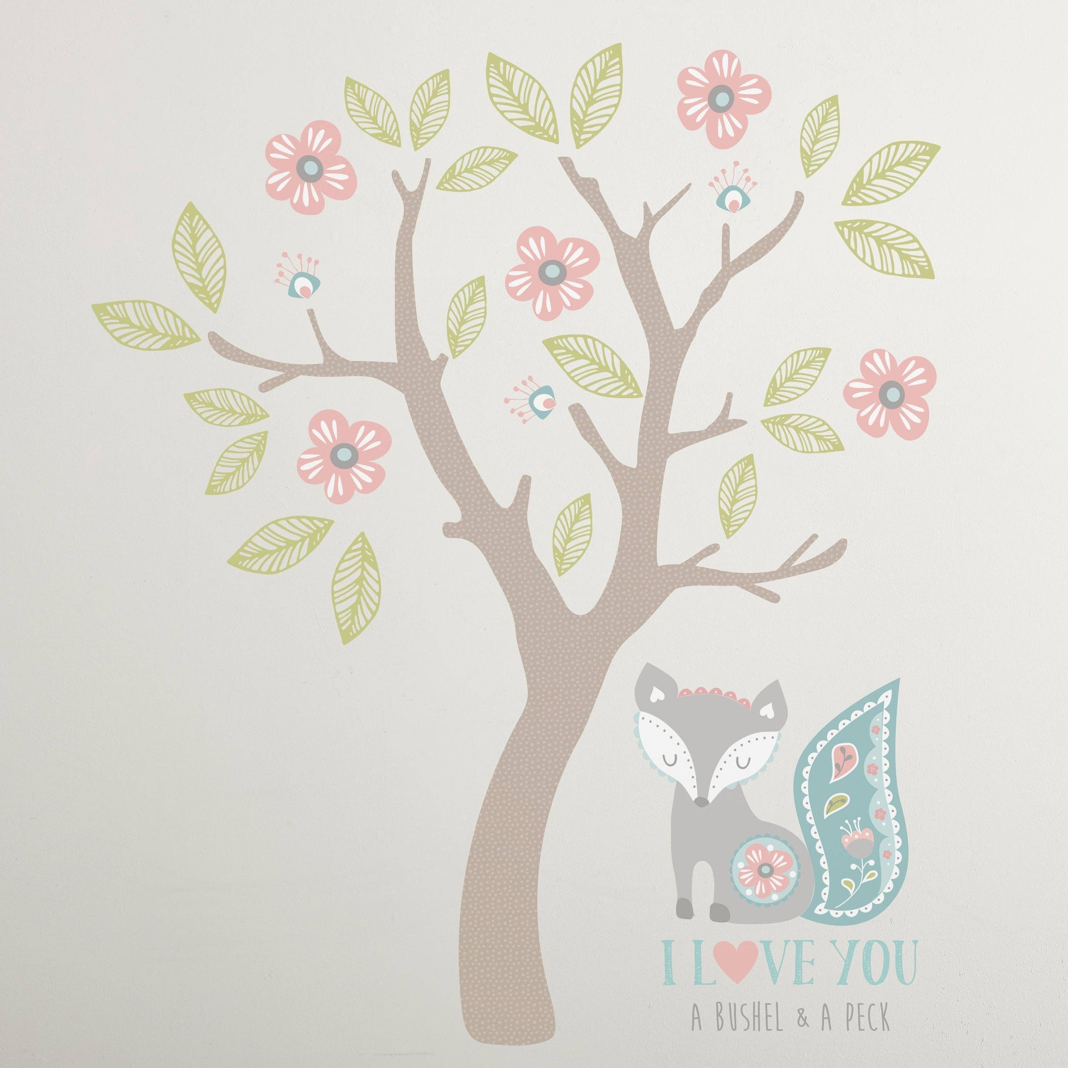 Fiona Fox: 5PC Crib Bedding Set