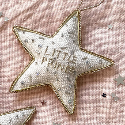 Handmade Prince Star Nursery Decoration