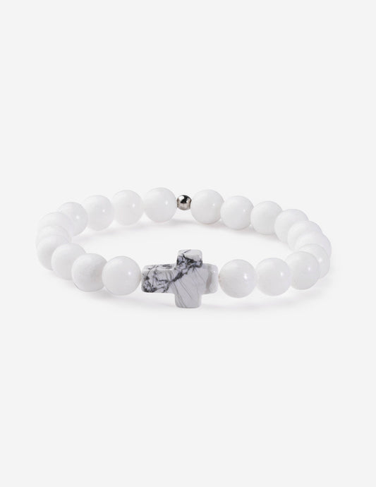 Bracelet: Classic White Cross