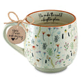 Load image into Gallery viewer, Mug: Coffee Mug Floral - Left Handed (You Make the World a Brighter Place)
