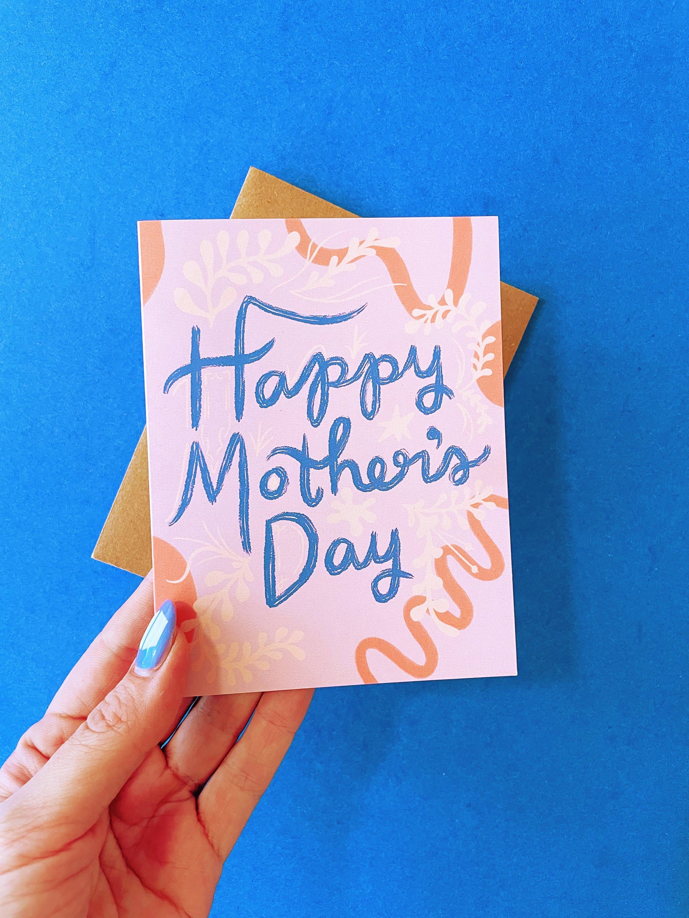 Card: Happy Mother's Day Retro Greeting Card