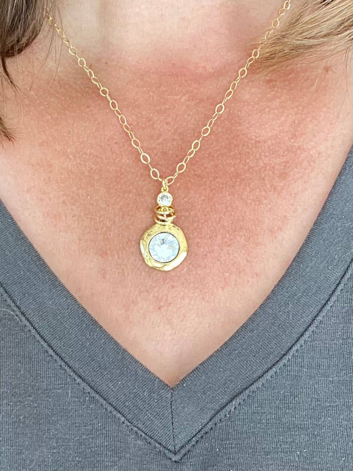 Necklace: Swarovski Crystal Pendant