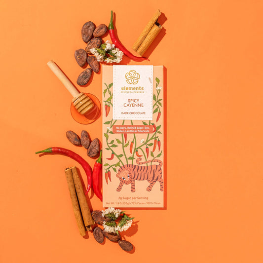 Chocolate Bar: Spicy Cayenne 75% Dark Chocolate