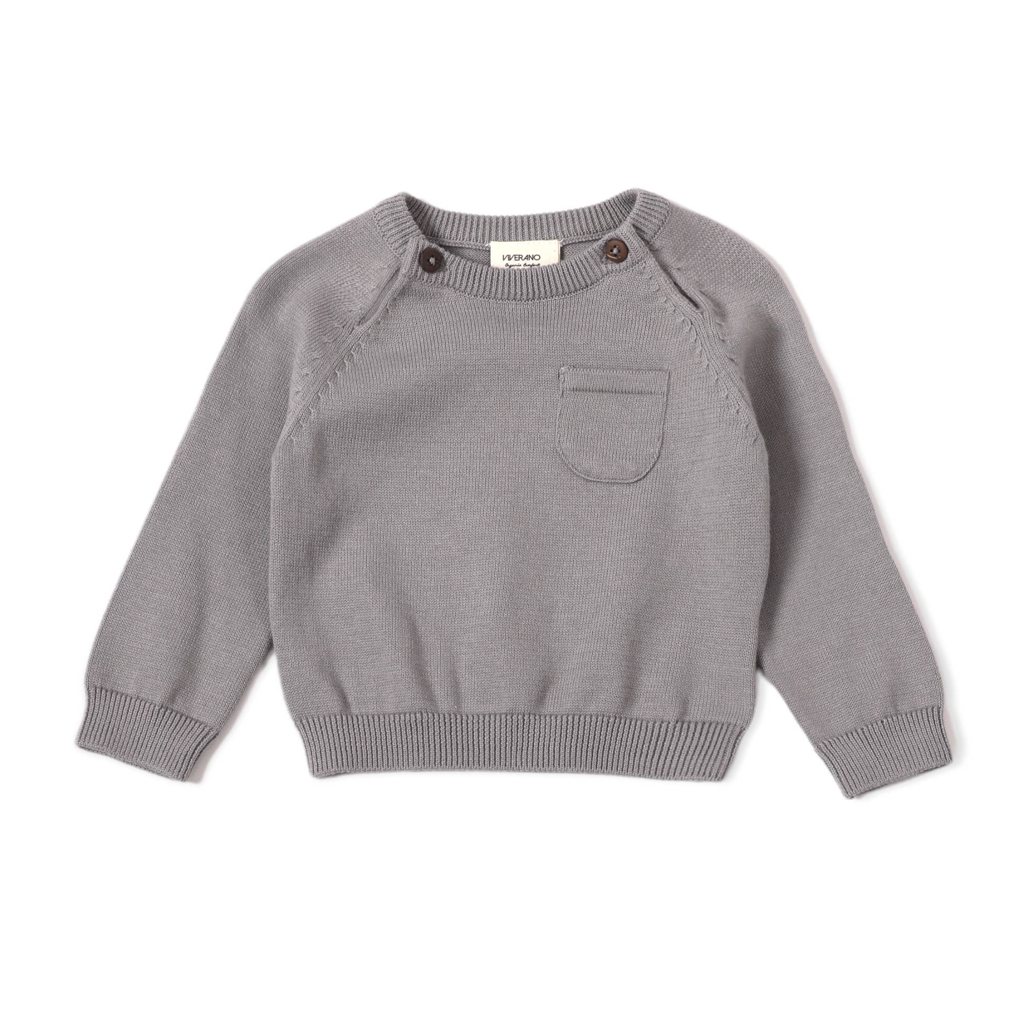 Milan Baby Pullover (Organic Cotton Sweater Knit)