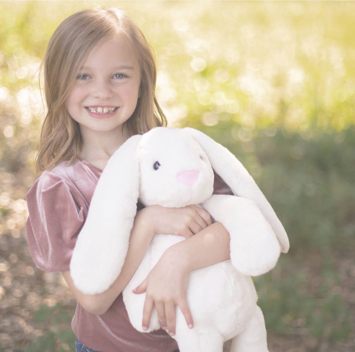 Plush Stuffed Animal: Cream Bunny 16"