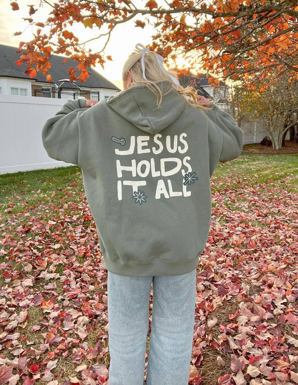 Hoodie: Jesus Holds It All