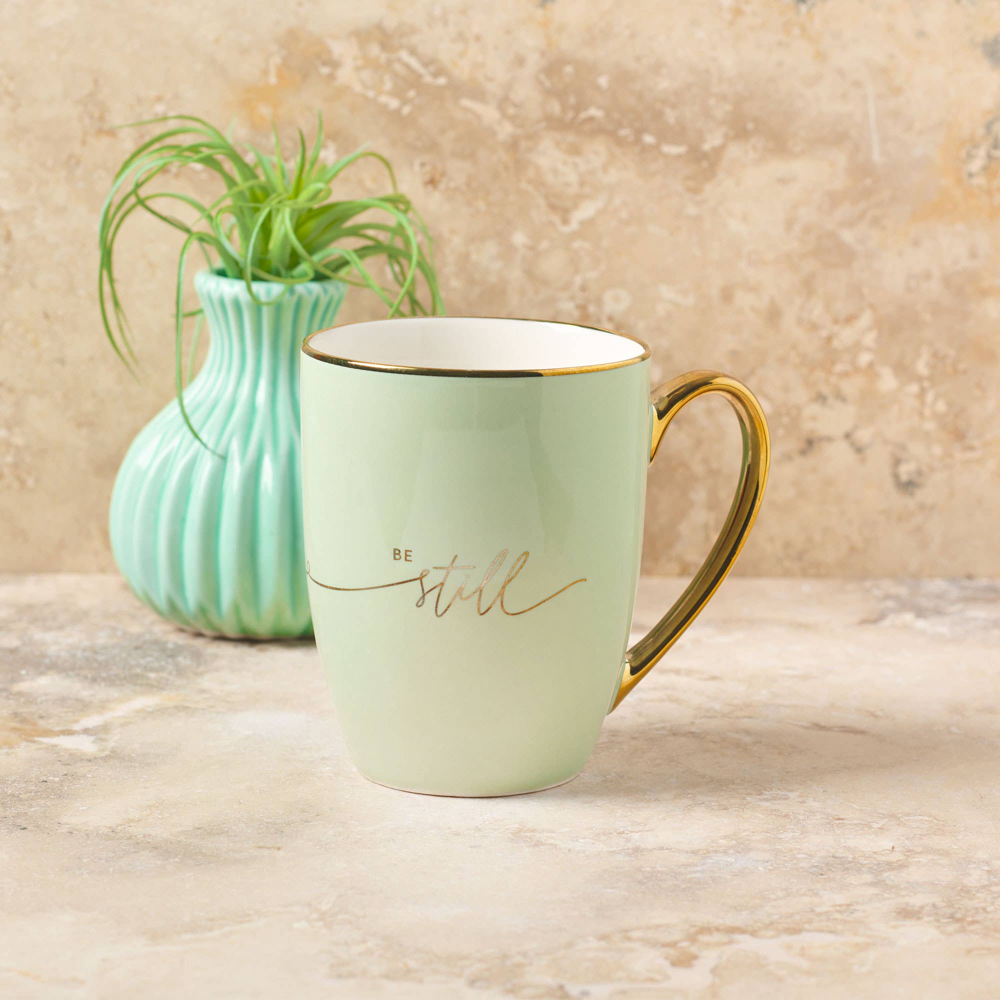 Mug: Mint/Cream - Be Still & Know